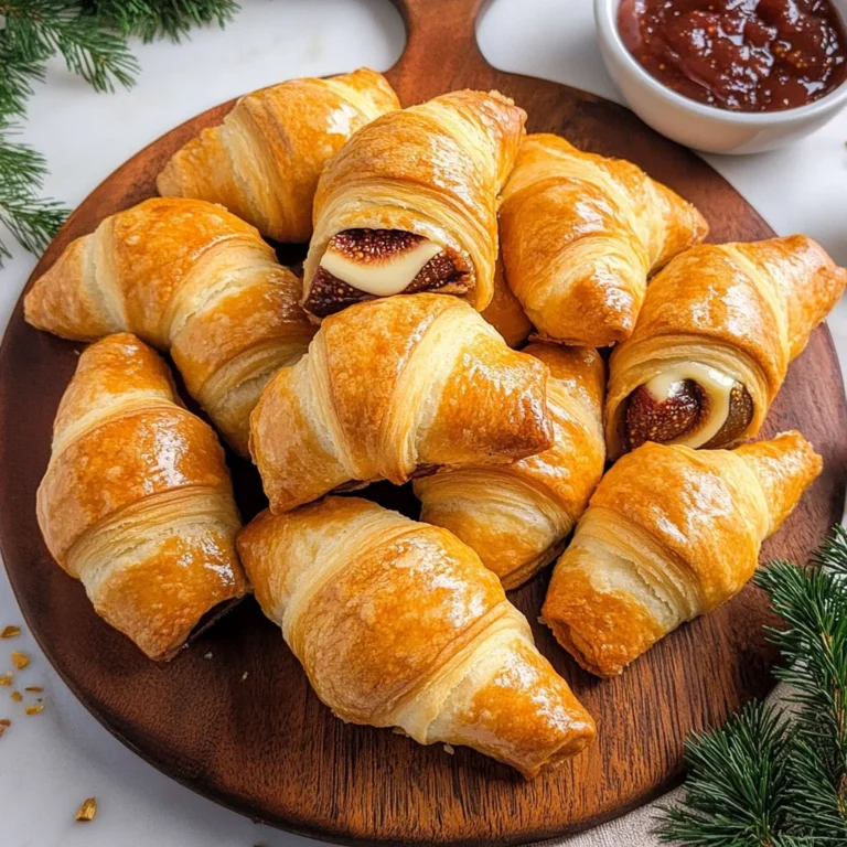 Breakfast Crescent Rolls With a Fig and Brie Surprise: Ir…