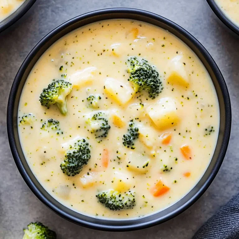 Broccoli Potato Cheese Soup Recipe: Creamy Comfort in a Bowl