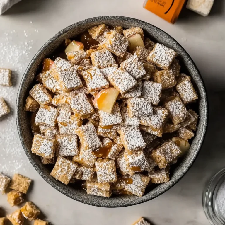 Caramel Apple Puppy Chow: Irresistibly Sweet & Crunchy