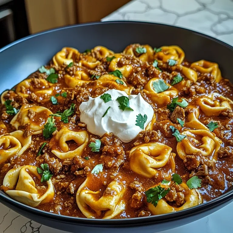 Cheesy Beef Enchilada Tortellini: A Flavor Explosion!