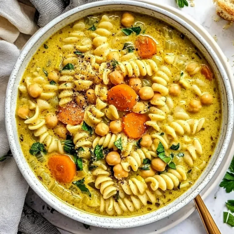 Chickpea Noodle Soup: Comforting and Flavorful Delight