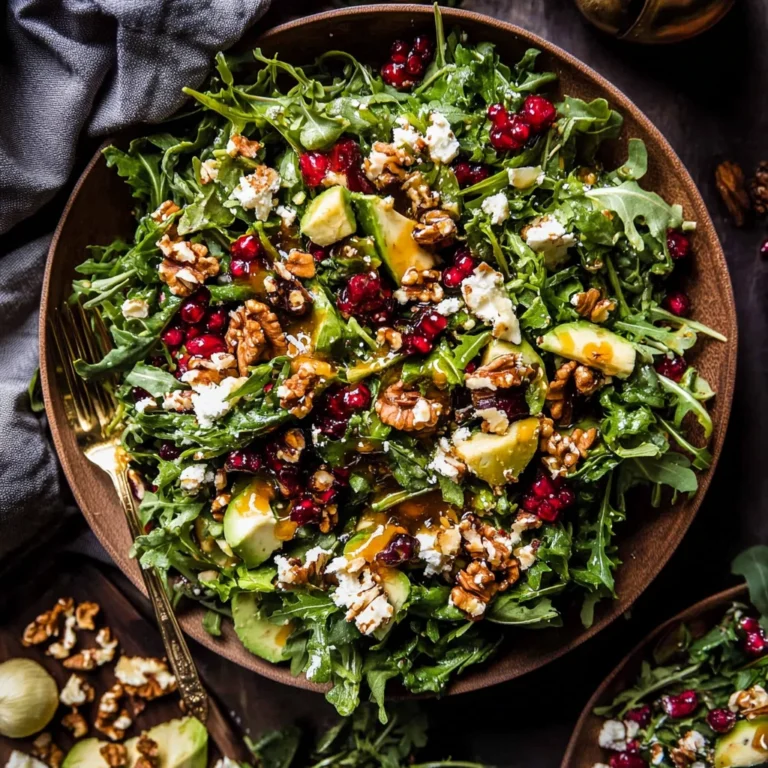 Christmas Salad with Honey Mustard Dressing: Festive Delight