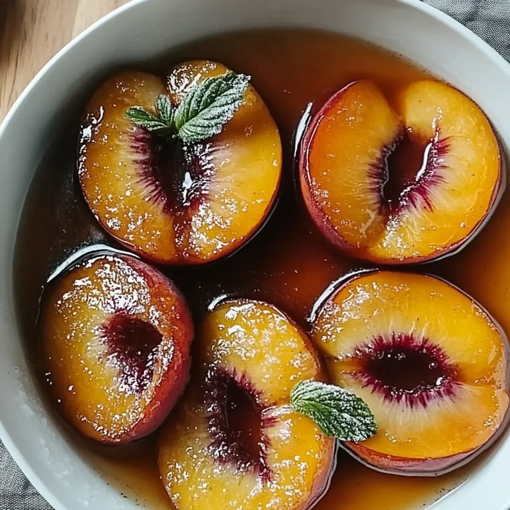 Cinnamon Sugar Baked Peaches: Juicy Summer Delight