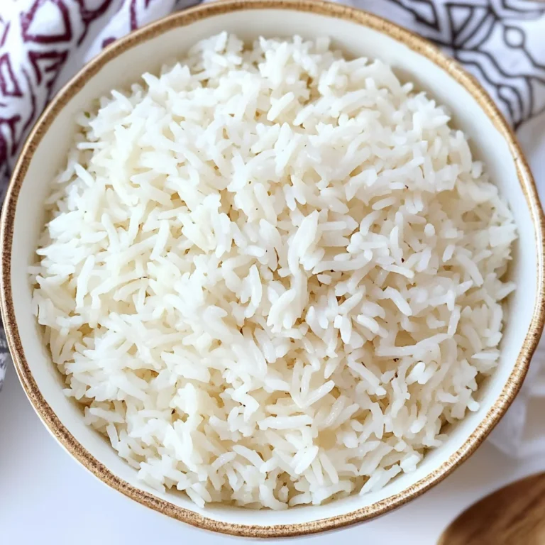 Coconut Rice: Creamy Tropical Delight for Any Meal