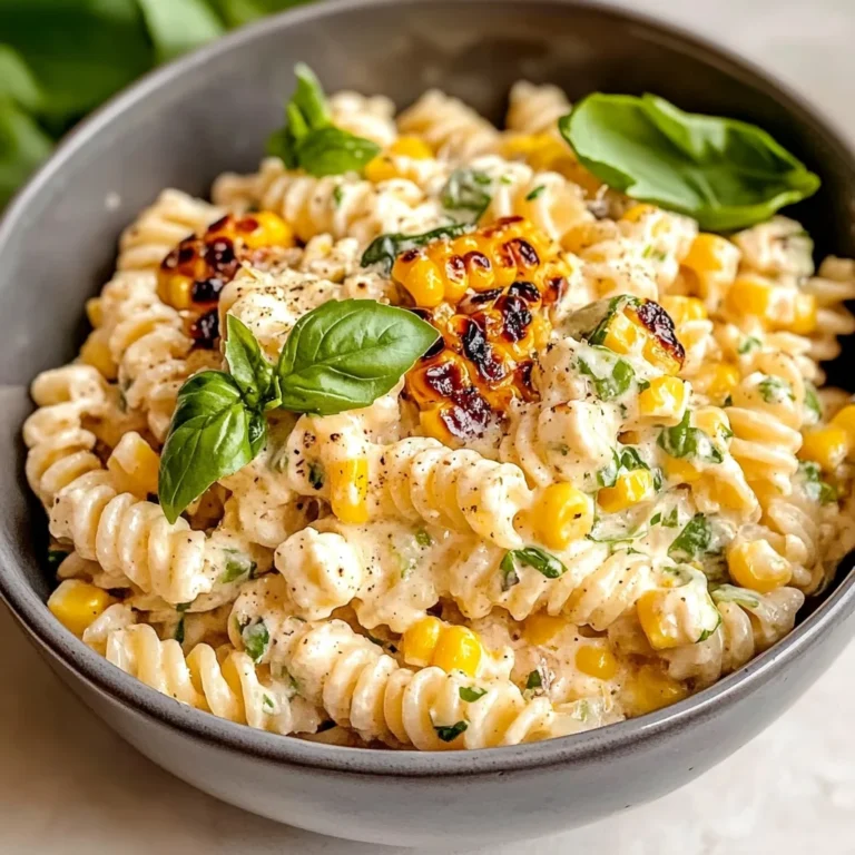 Creamy Street Corn Pasta Salad: A Flavor Explosion!