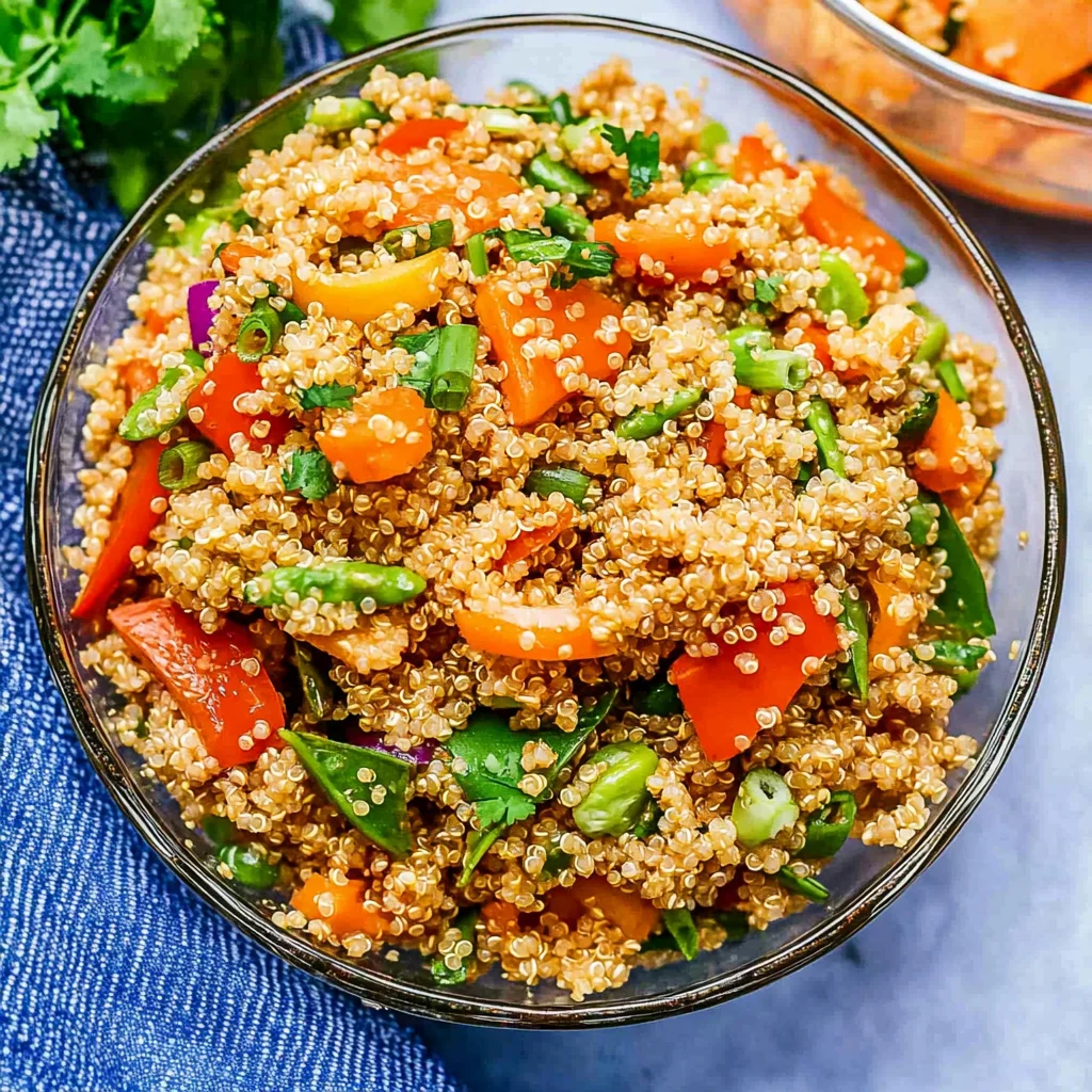 Crunchy Asian Quinoa Salad: A Vibrant Flavor Explosion