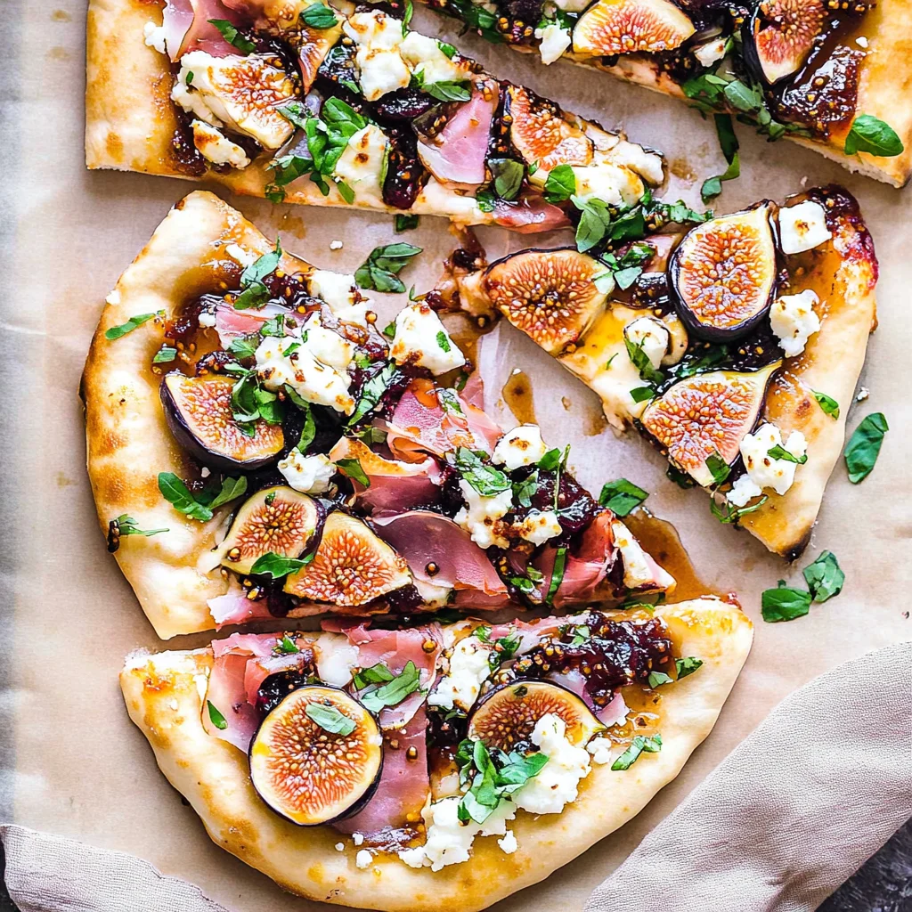 Easy 20-Minute Fig Jam Pizza with Goat Cheese and Prosciu…