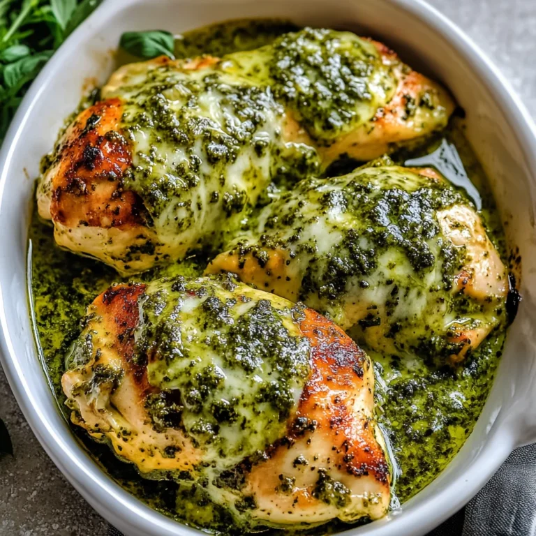 Easy Baked Pesto Chicken: A Flavor Explosion Tonight!