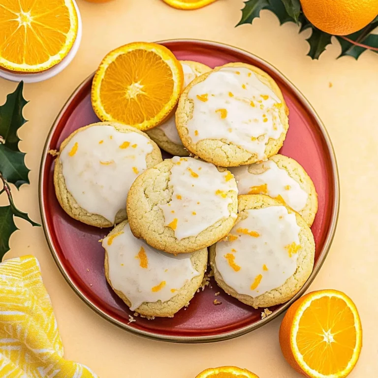 Easy Christmas Cookies with Orange Juice: Zesty Delight