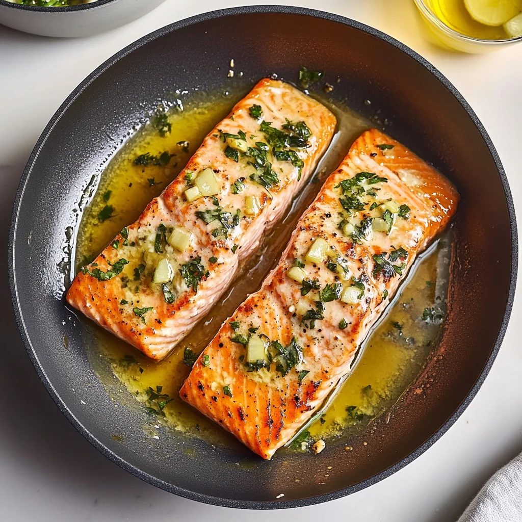 Garlic Butter Salmon: Crispy and Savory Delight