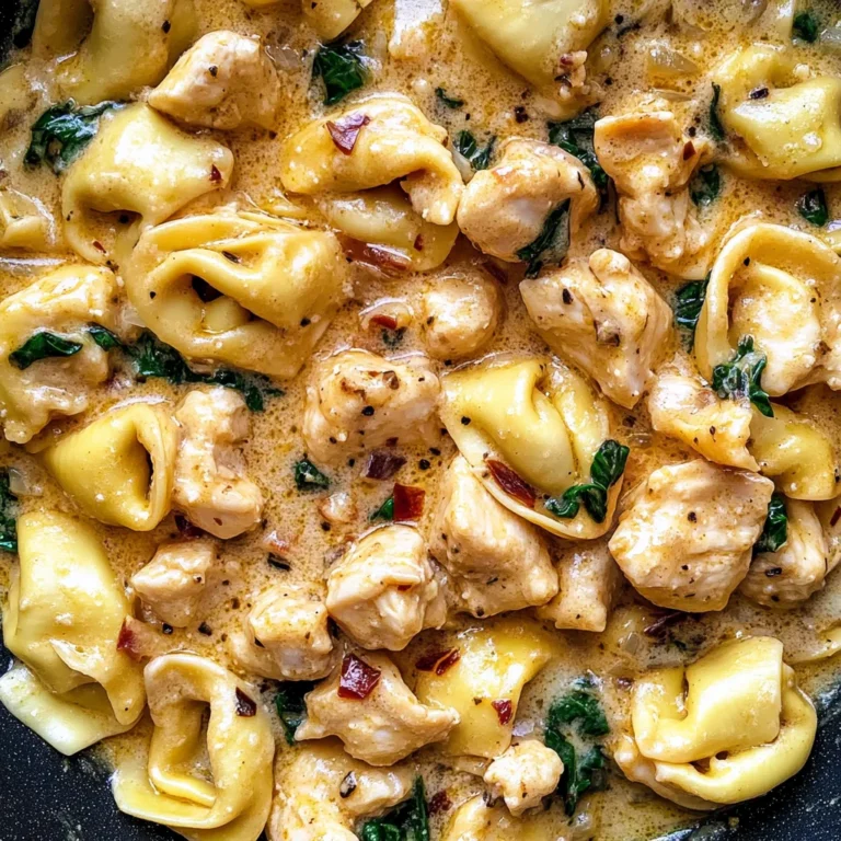 Garlic Parmesan Chicken Tortellini: Creamy Comfort Food