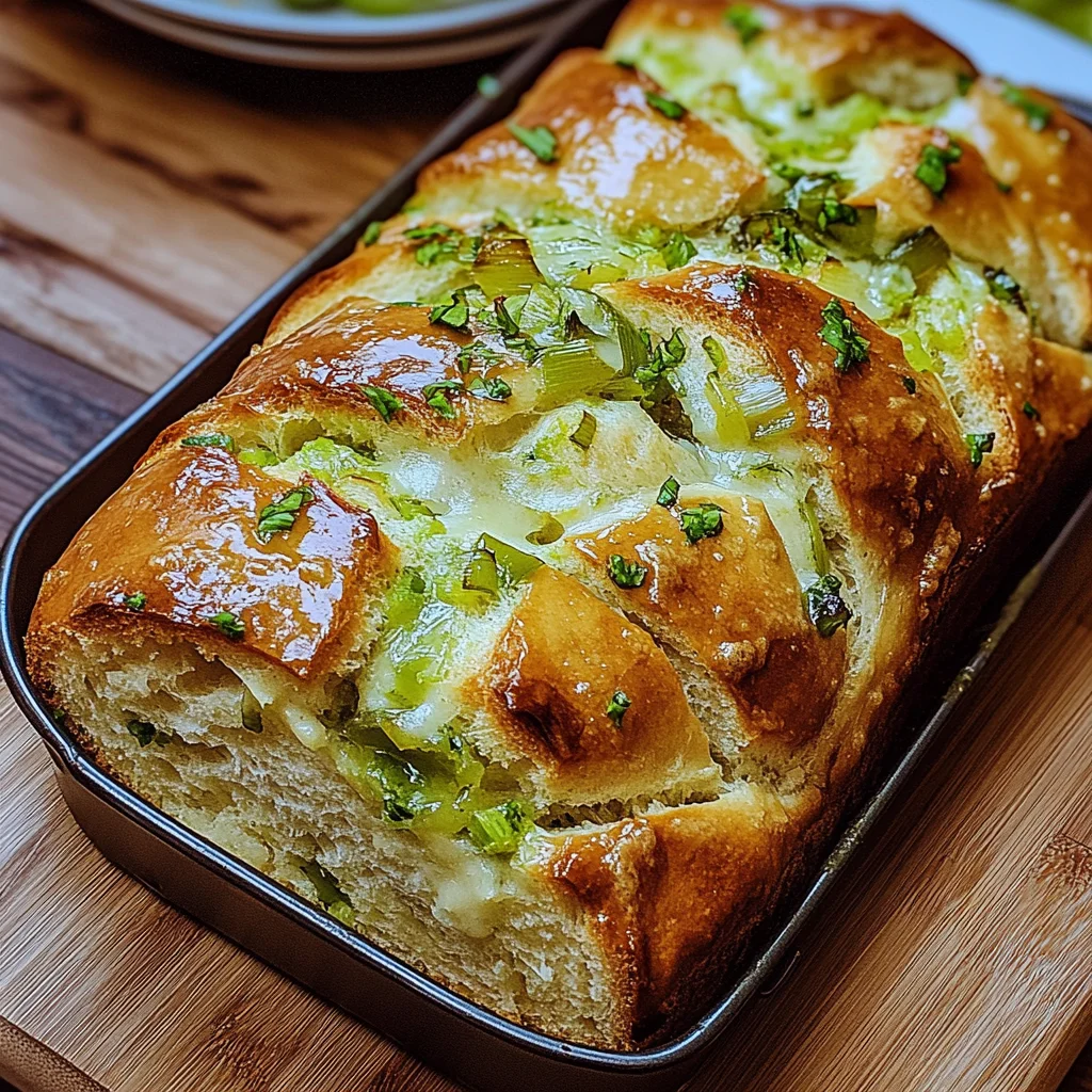 Green Onion Garlic Butter Bread Loaf: Irresistibly Savory