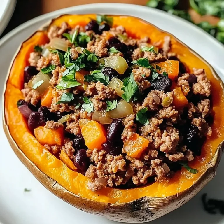 Ground Turkey Stuffed Sweet Potato: Savory and Satisfying
