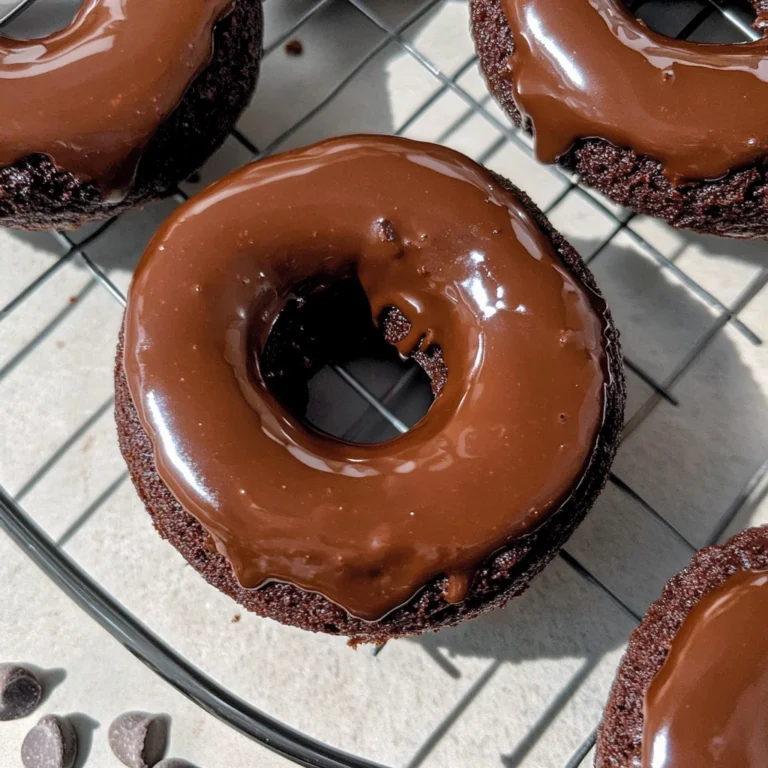 Healthy Chocolate Protein Donuts: Guilt-Free Indulgence