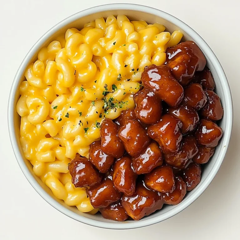 High Protein Honey BBQ Chicken Mac & Cheese: Satisfying D…