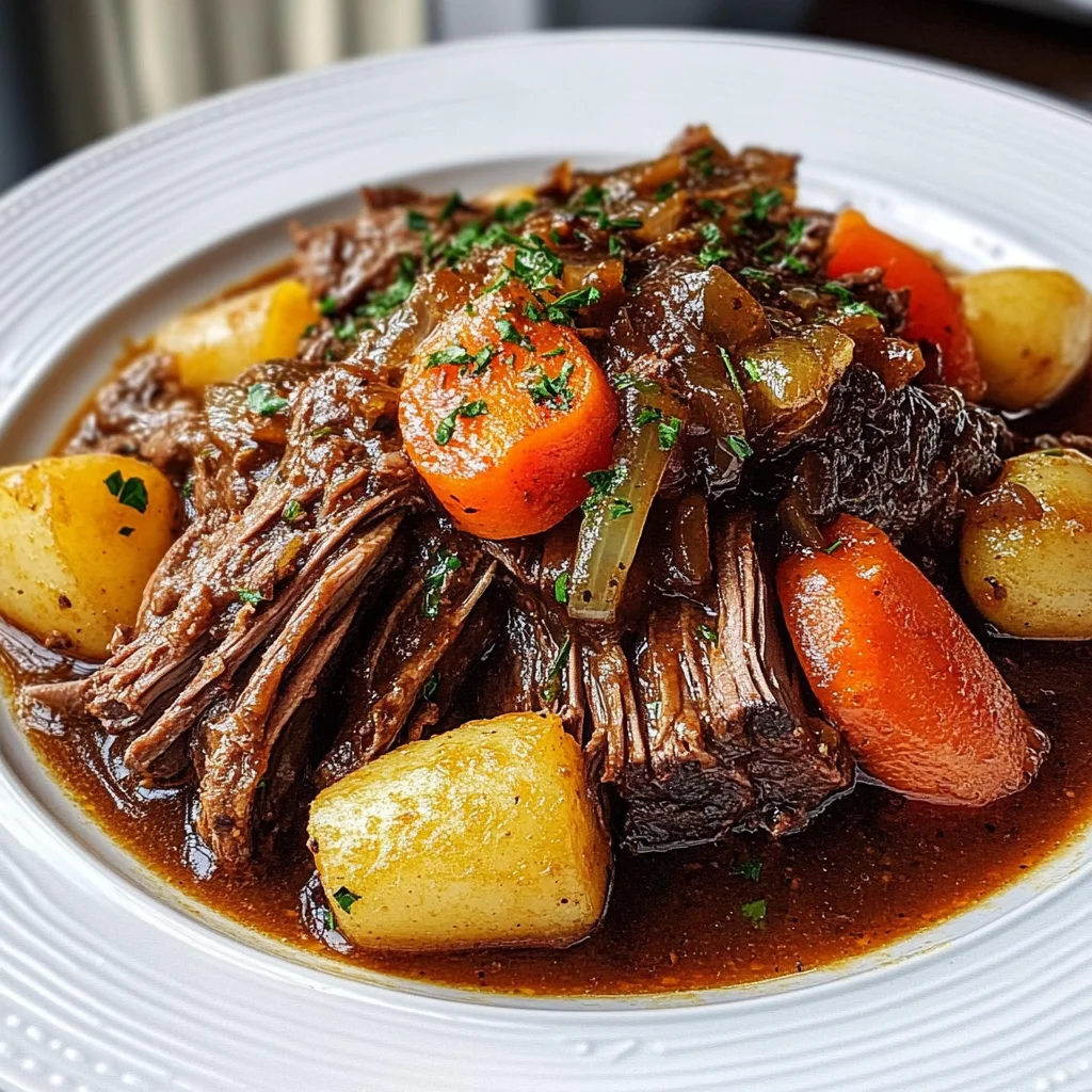 How To Make 5-Star Pot Roast Slow Cooker Fast & Easy Delight