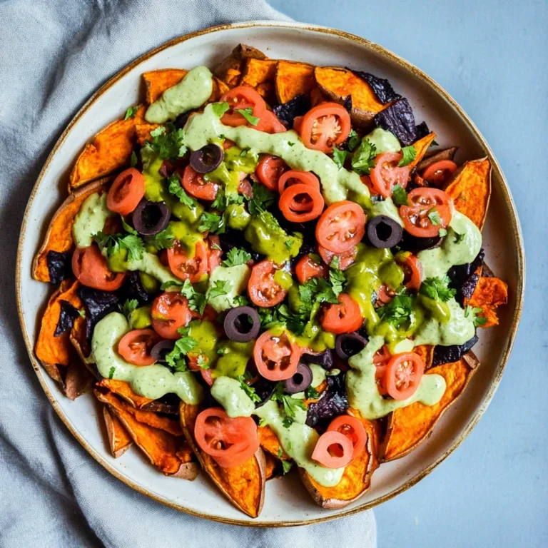 Incredible Loaded Sweet Potato Nachos: A Flavor Explosion