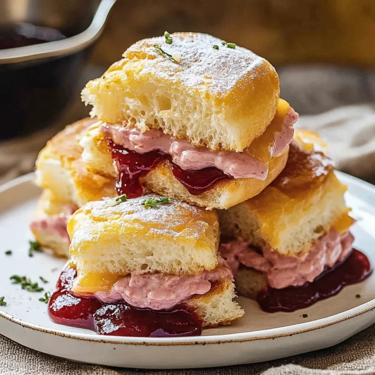 Monte Cristo Sliders: Savory, Gooey Goodness Awaits