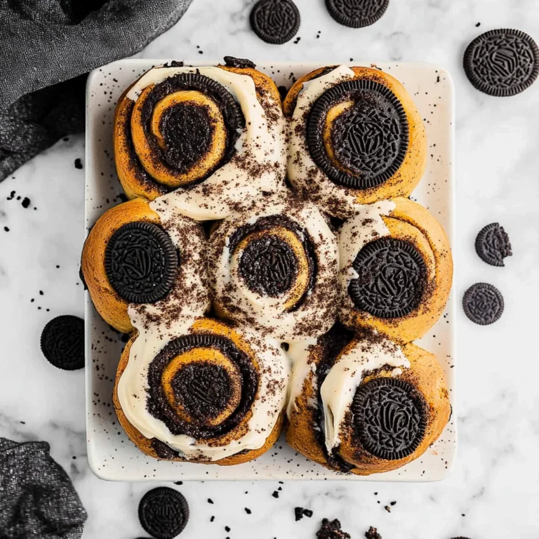 Oreo Cookies and Cream Cinnamon Rolls: Decadent Delight