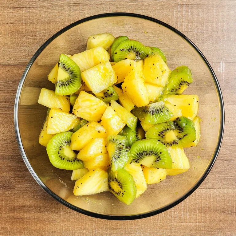 Pineapple Kiwi Salad: Refreshing and Guilt-Free Delight