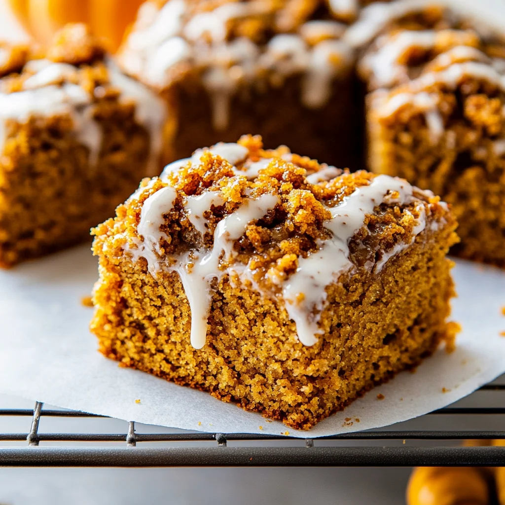 Pumpkin Coffee Cake: Cozy and Protein-Packed Delight