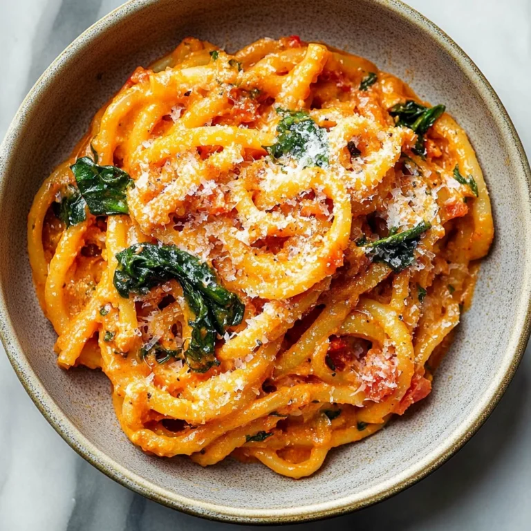 ROASTED RED PEPPER RIGATONI: Creamy and Flavorful Delight