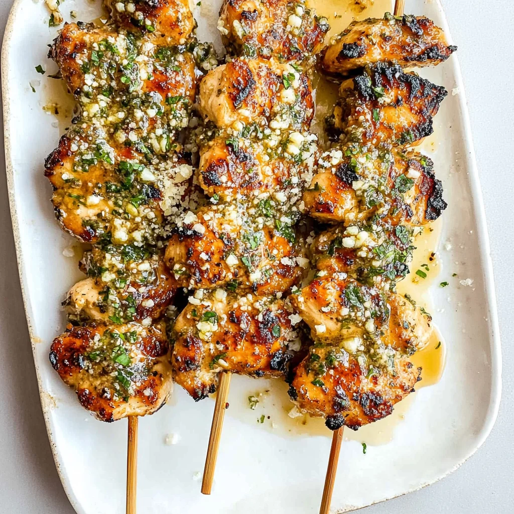 Ranch Garlic Parmesan Chicken Skewers: Flavor Explosion A…