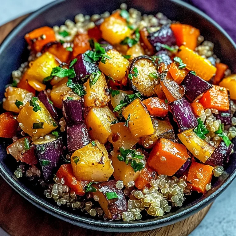 Roasted Vegetable Quinoa Bowl: A Hearty Meatless Delight