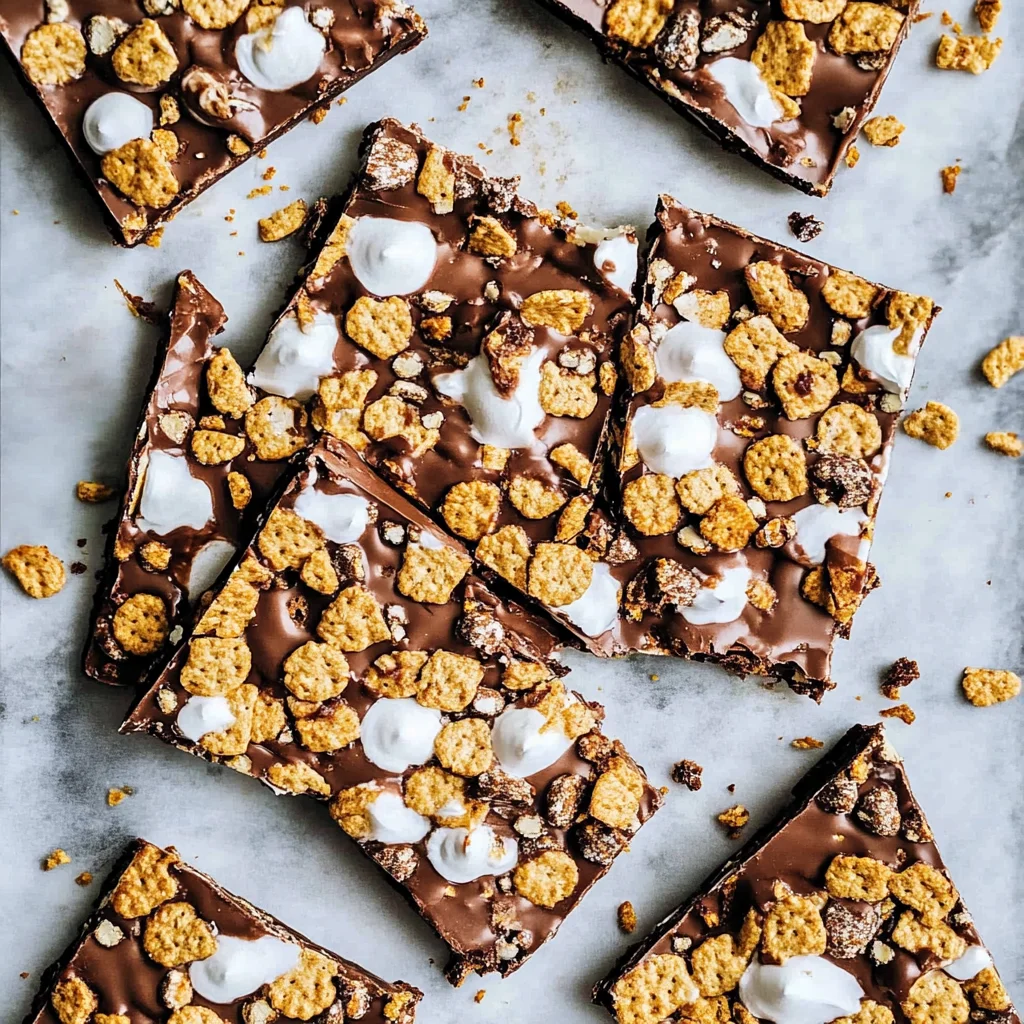 S’mores Bark With Golden Grahams: Sweet and Crunchy Delight