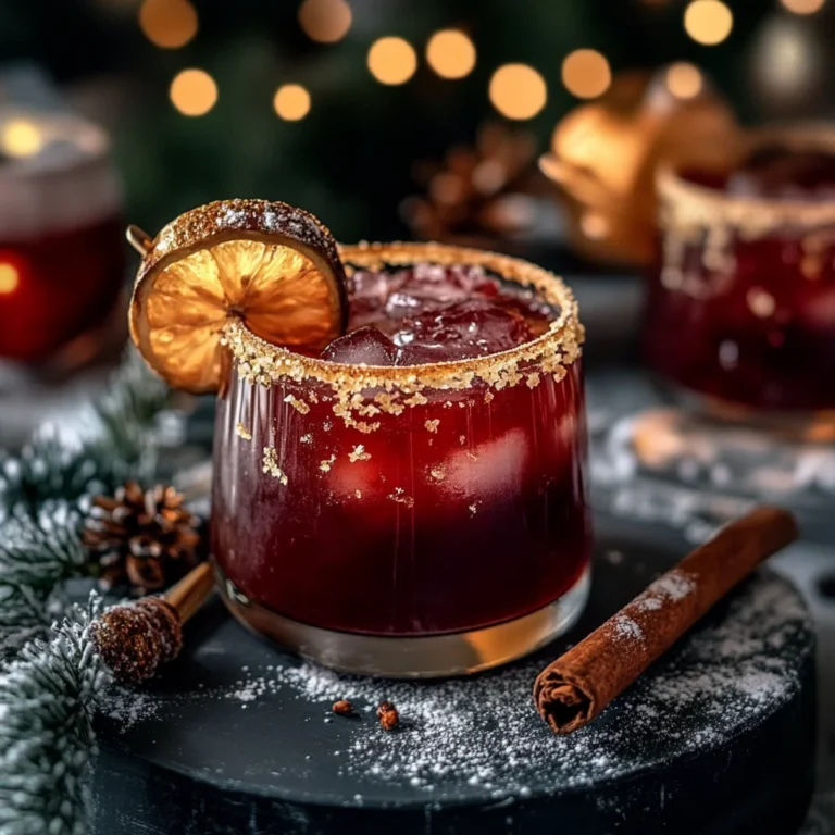 Spiced Christmas Margarita: Festive and Flavorful Cheers