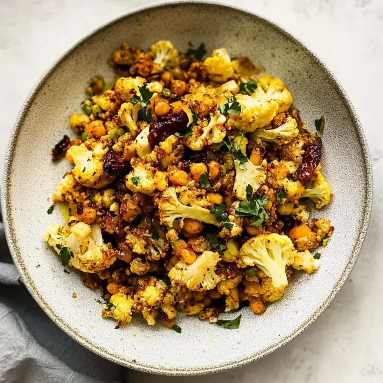 Spicy Roasted Cauliflower Salad: Flavor Explosion Ahead!