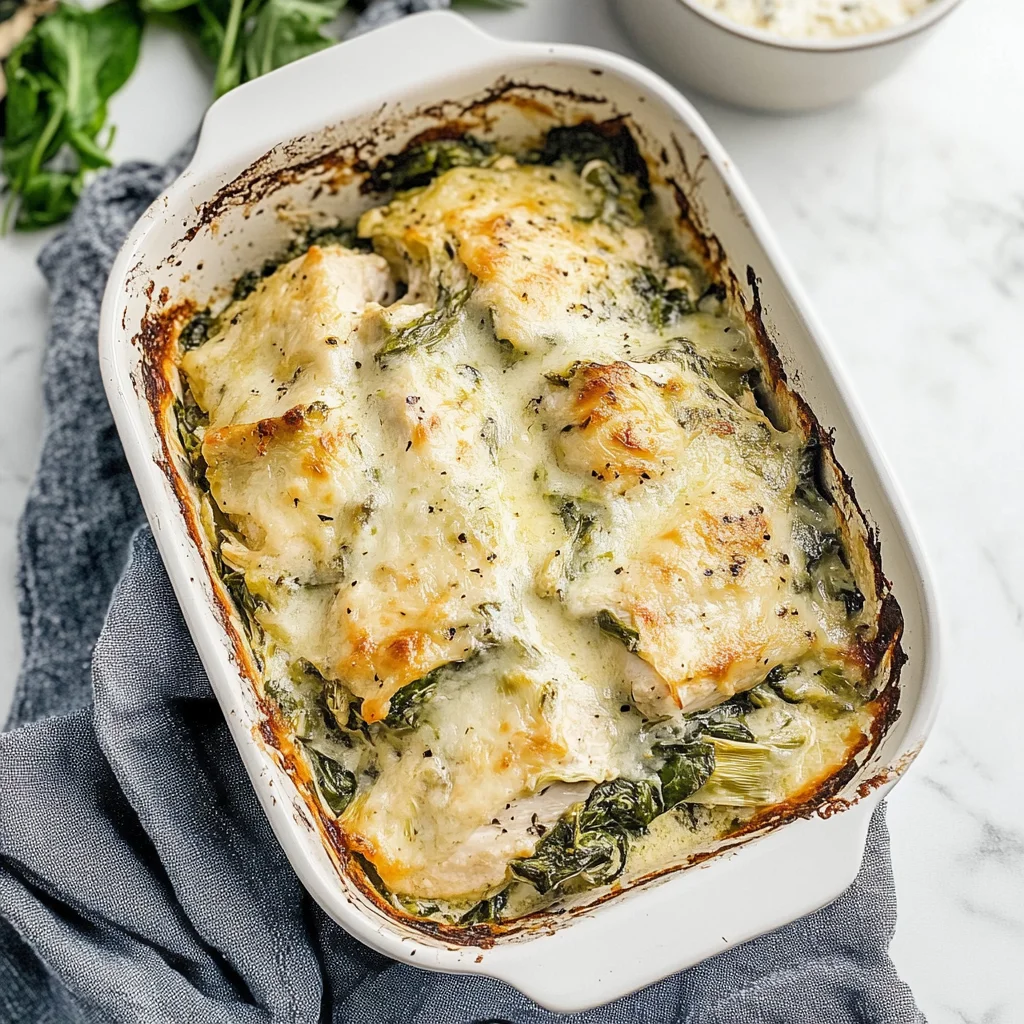 Spinach Artichoke Chicken Bake: Comfort Food Bliss