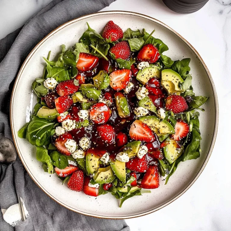 Strawberry Avocado Salad: A Fresh Summer Delight