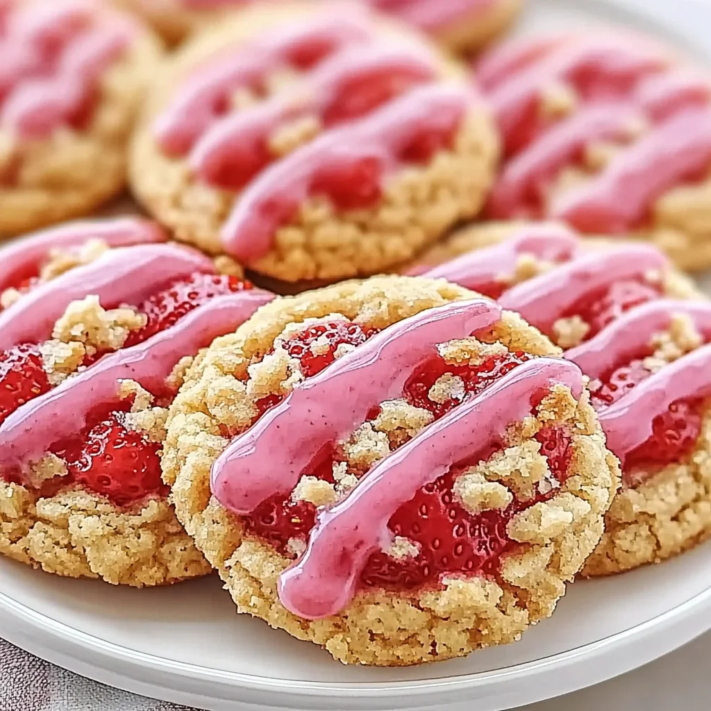 Strawberry Crunch Cookies: A Fruity Protein Boost