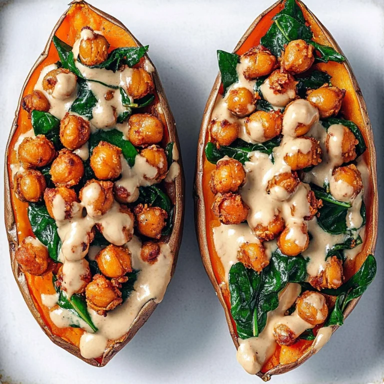 Stuffed Sweet Potato with Crispy Chickpeas: A Flavor Bomb
