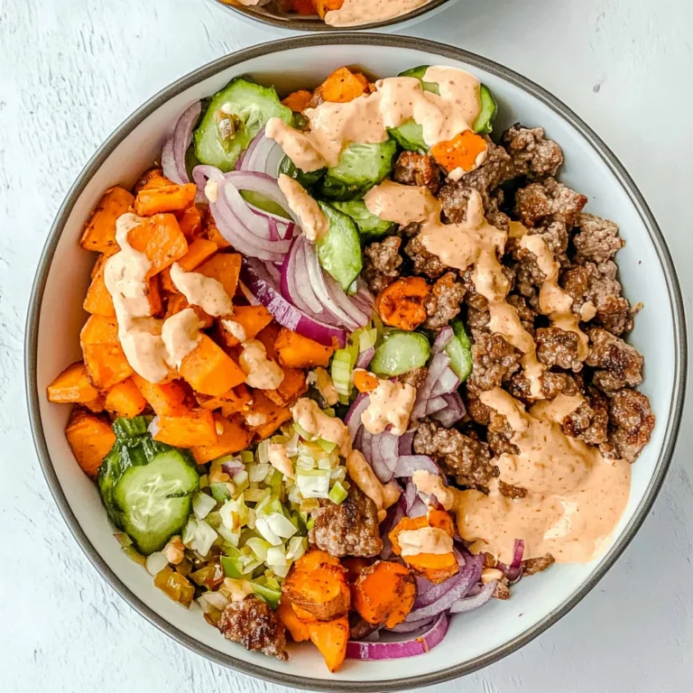 Sweet Potato Burger Bowl: Flavor-Packed Delight