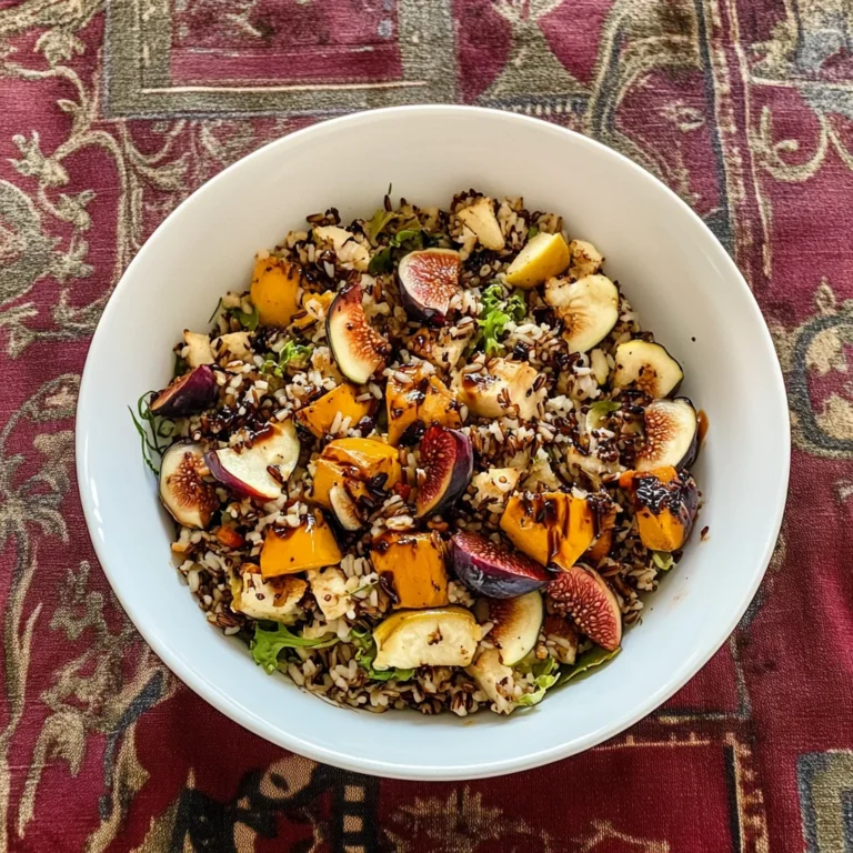 Wild Rice Harvest Bowls with Fig Balsamic Vinaigrette: Nu…