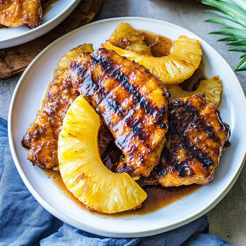 brown sugar pineapple chicken: Sweet and Savory Delight