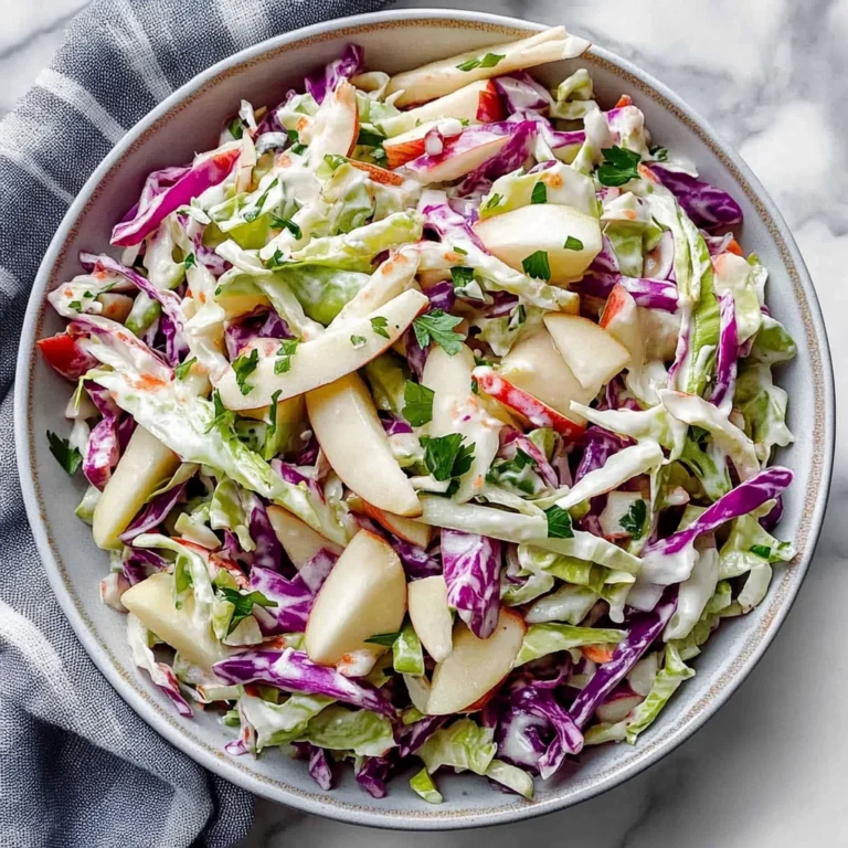 Apple Cabbage Coleslaw Recipe: Refreshingly Crunchy Delight
