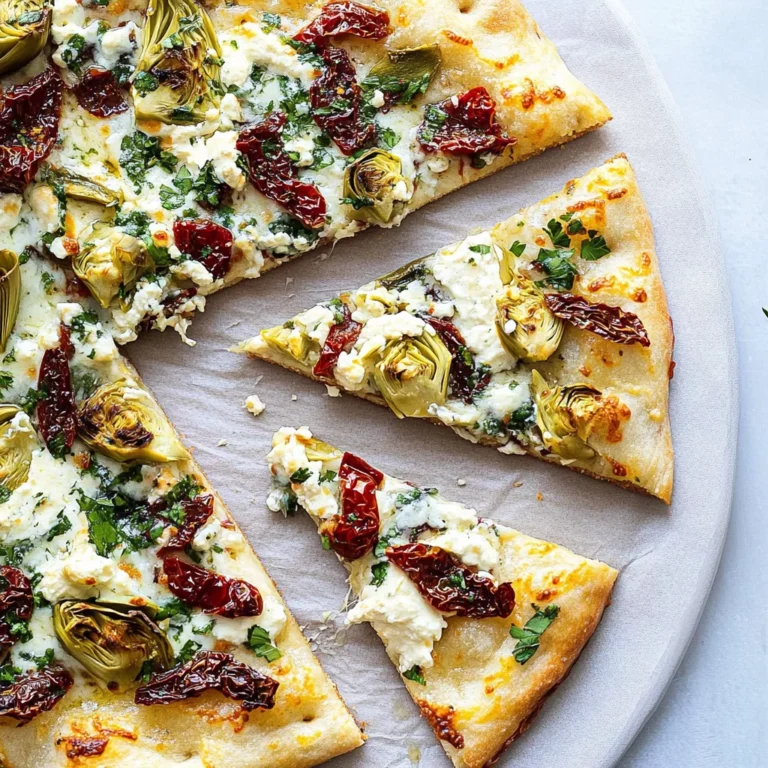 Artichoke Pizza with Sun Dried Tomatoes and Boursin: Indu…