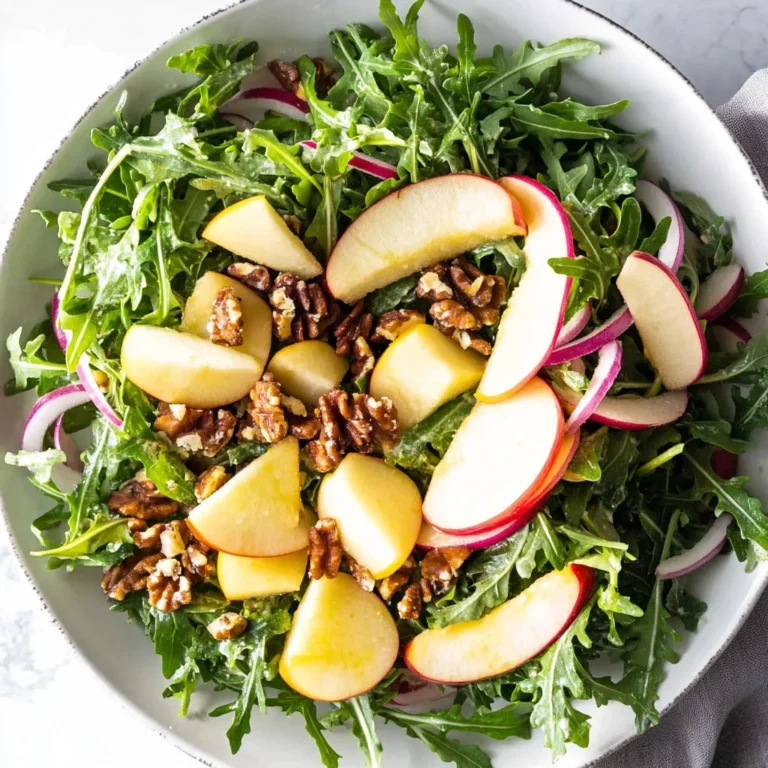 Arugula Apple Salad: Refreshing and Energizing Delight