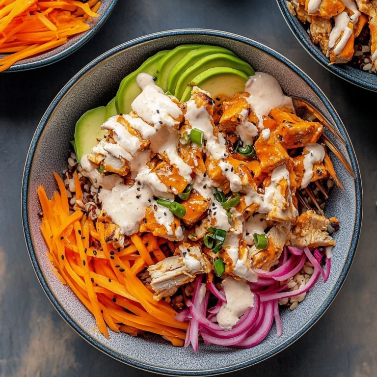 Buffalo Chicken Bowls: Spicy and Satisfying Meal Prep