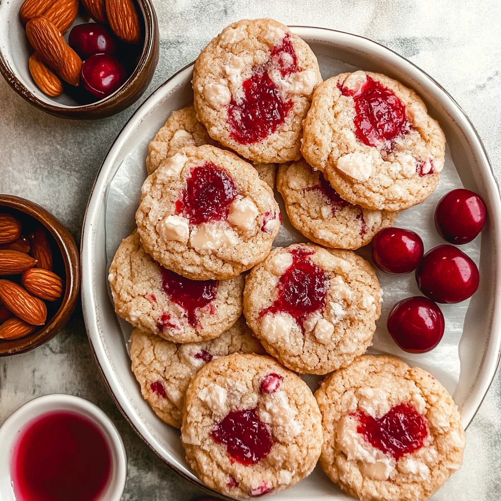 Cherry Almond Amish Sugar Cookies: Irresistibly Chewy Treats