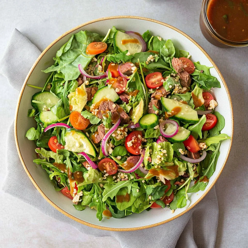 Fresh Mixed Greens Side Salad: A Flavorful Boost!