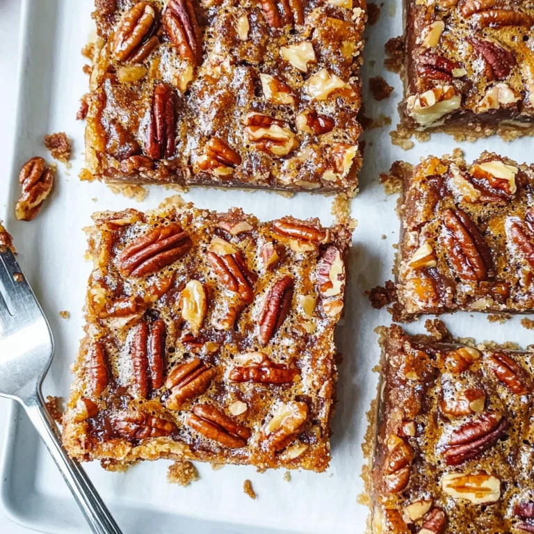 Lazy Girl Pecan Pie Bars: Irresistibly Gooey Treats