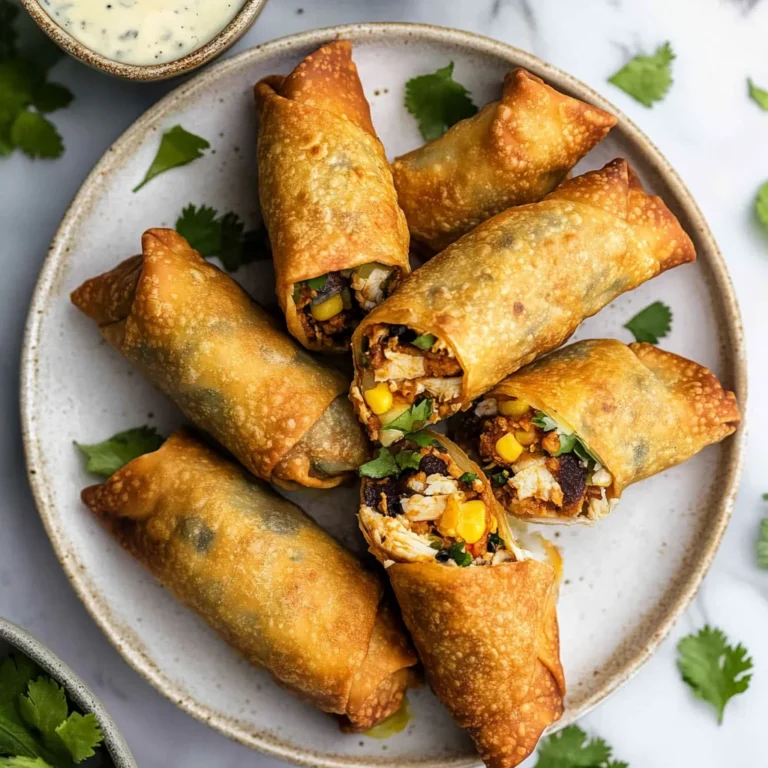 Southwest Chicken Egg Roll: Flavor-Packed Delight