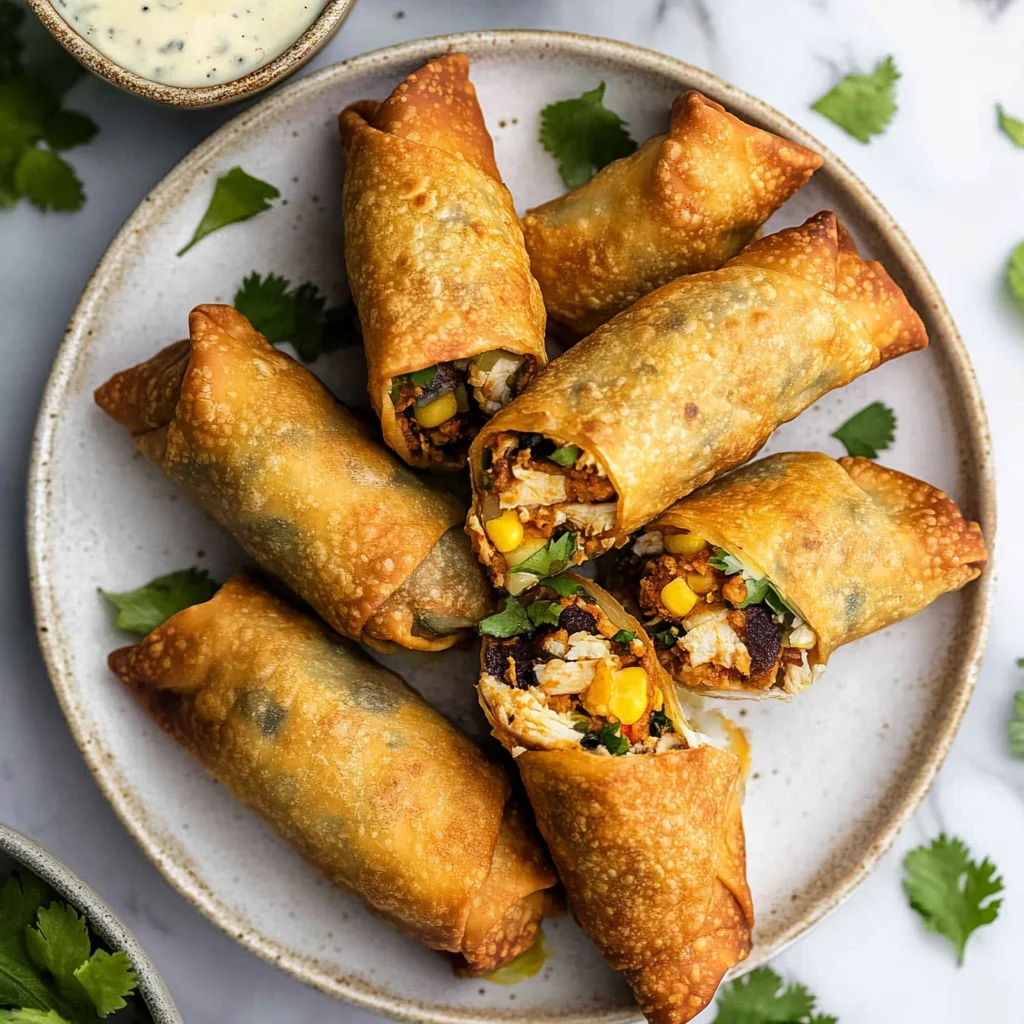 Southwest Chicken Egg Roll: Flavor-Packed Delight