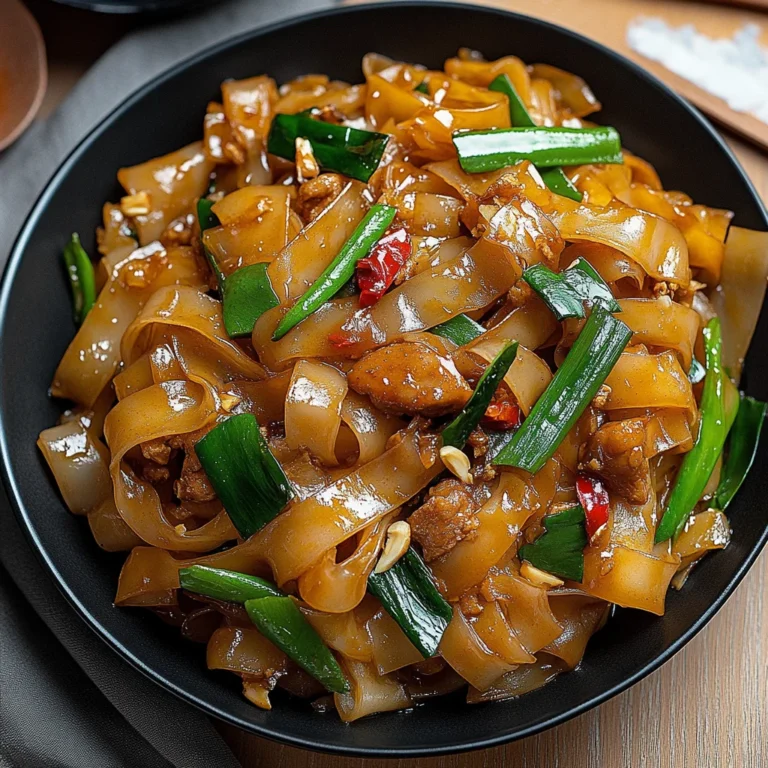 Street Style Thai Drunken Noodles: Bold and Flavorful Del…